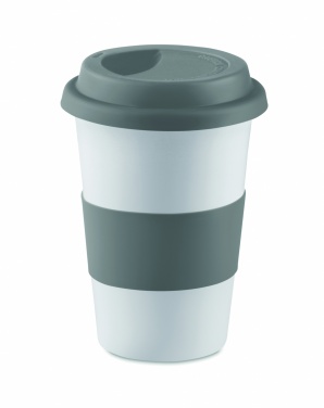 Logotrade business gift image of: Ceramic mug w/ lid and sleeve