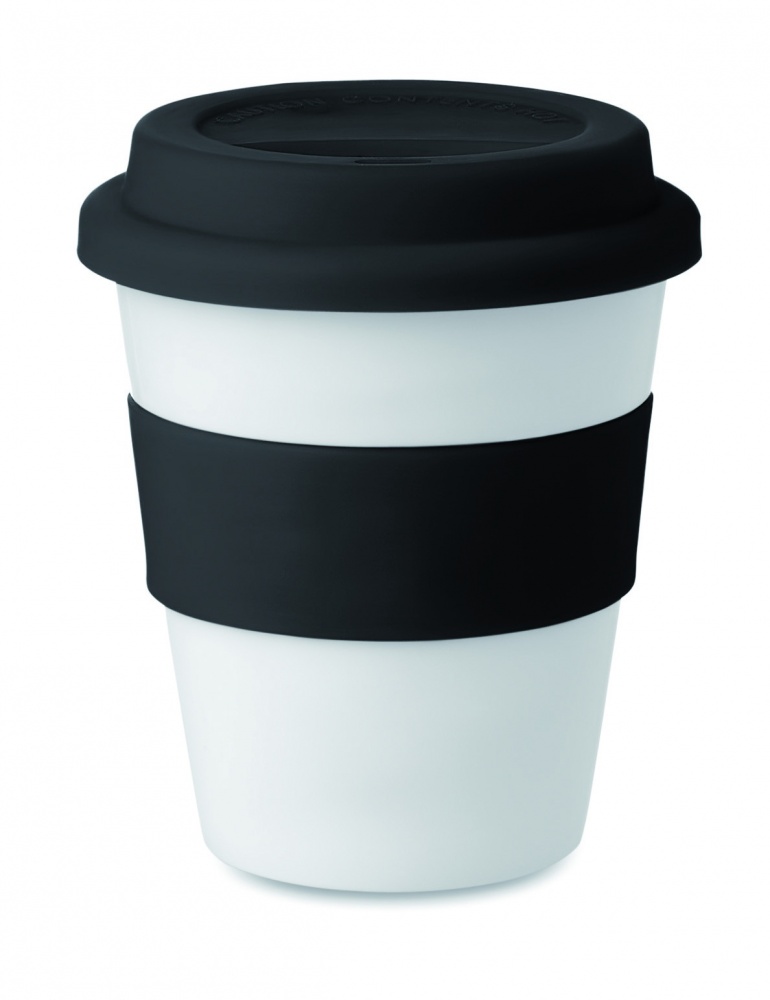 Logo trade promotional products picture of: PP tumbler with silicone lid