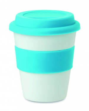 Logo trade promotional product photo of: PP tumbler with silicone lid