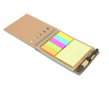 Logotrade promotional merchandise image of: Notepad with pen and memo pad