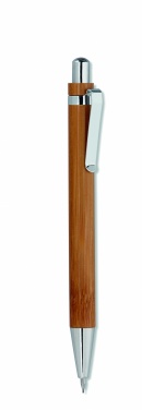 Logotrade promotional products photo of: Bamboo pen and pencil set