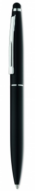 Logo trade advertising products image of: Twist type pen w stylus top