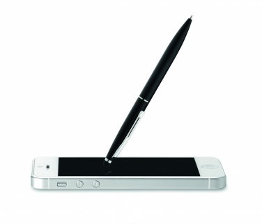 Logo trade promotional products picture of: Twist type pen w stylus top