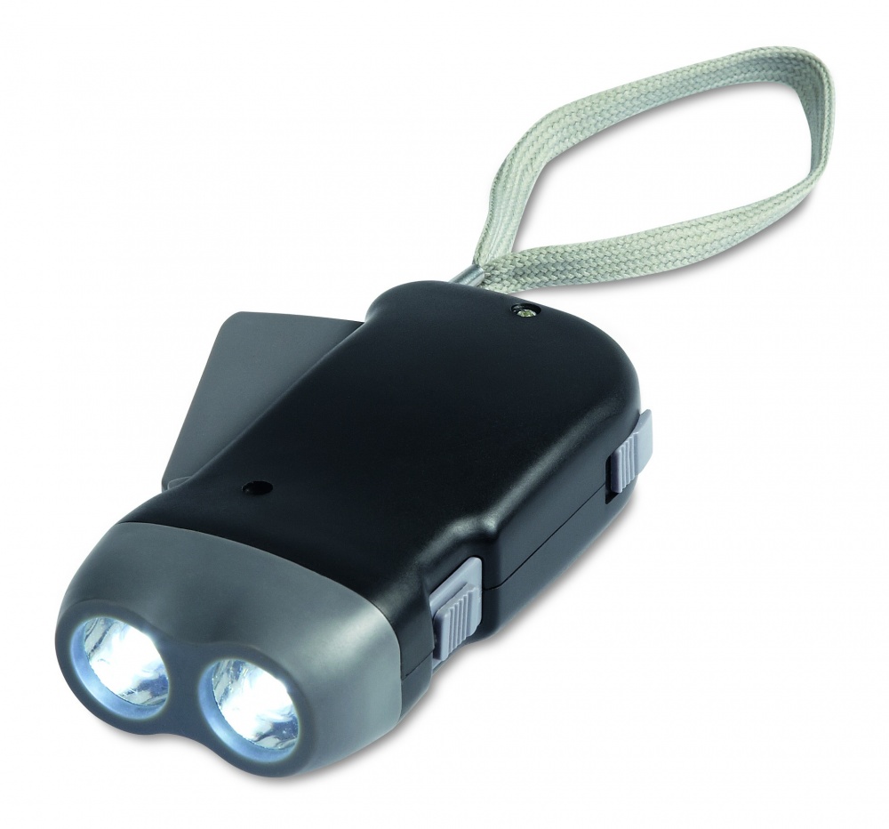 Logotrade promotional gift picture of: 2 LED dynamo torch