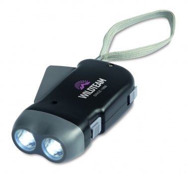 Logotrade promotional gift picture of: 2 LED dynamo torch
