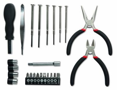 Logotrade promotional item picture of: 26 pcs tool in aluminium case