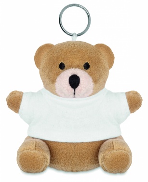 Logo trade promotional products picture of: Teddy bear key ring FINLAND