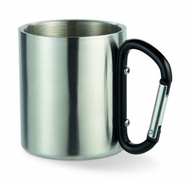 Logo trade promotional item photo of: Metal mug & carabiner handle