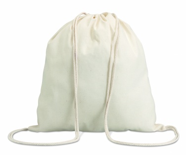 Logotrade promotional giveaway image of: 100gr/m² cotton drawstring bag