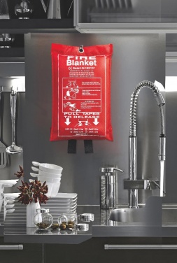 Logotrade promotional merchandise picture of: Fire blanket in pouch 100x95cm