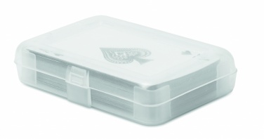 Logo trade promotional products image of: Playing cards in pp case