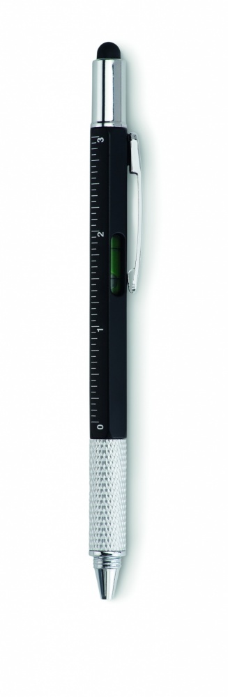Logotrade promotional merchandise picture of: Spirit level pen with ruler