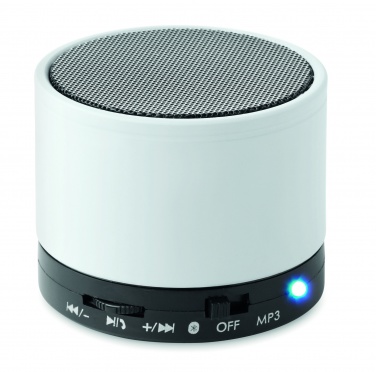 Logotrade promotional giveaway picture of: Round wireless speaker