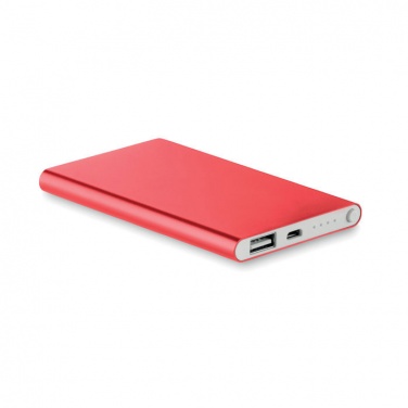 Logotrade promotional giveaway picture of: Flat power bank 4000 mAh