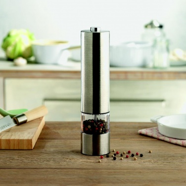 Logo trade promotional item photo of: Electric salt or pepper mill