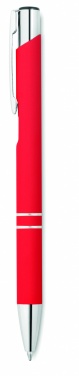 Logo trade promotional product photo of: Ball pen in rubberised finish