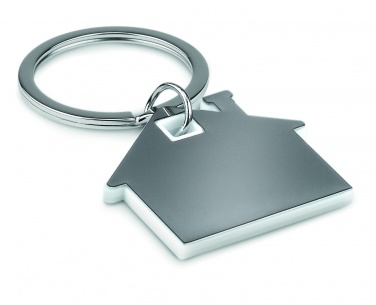 Logotrade promotional gifts photo of: House shape plastic key ring Rezekne