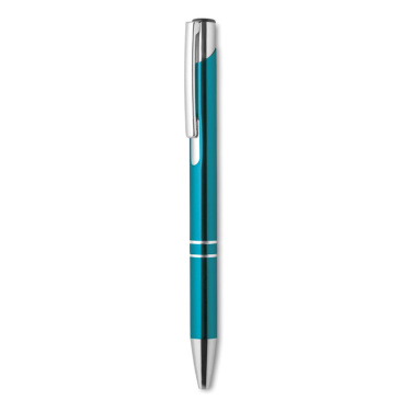 Logotrade promotional gift picture of: Push button aluminium pen BERN