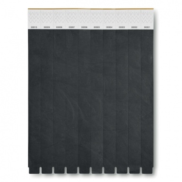 Logo trade advertising products image of: One sheet of 10 wristbands