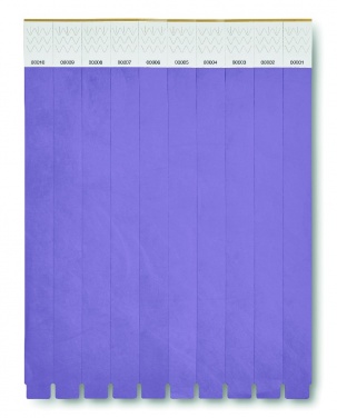 Logo trade promotional products picture of: One sheet of 10 wristbands