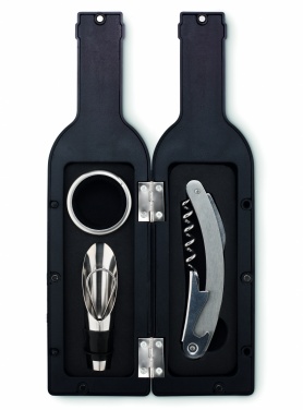 Logo trade promotional products picture of: Bottle shape wine set