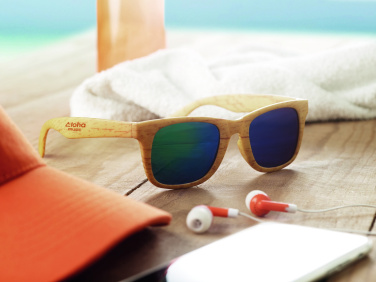 Logotrade promotional items photo of: Wooden look sunglasses MAARDU