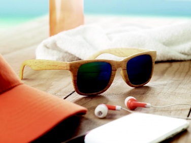 Logotrade promotional items photo of: Wooden look sunglasses MAARDU