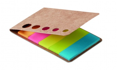 Logo trade promotional giveaways image of: Page markers pad