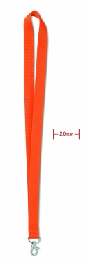 Logo trade corporate gifts image of: Lanyard 20 mm