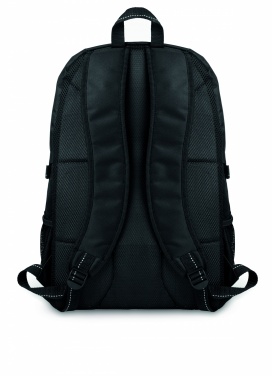 Logo trade promotional giveaway photo of: Polyester laptop backpack