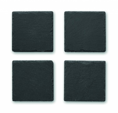 Logotrade corporate gift picture of: Slate coasters with EVA bottom