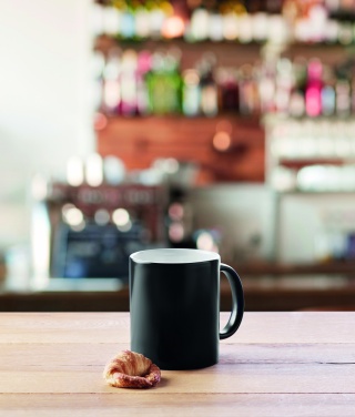 Logo trade corporate gifts image of: Dark sublimation mug 300ml