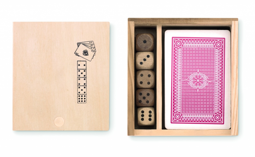 Logotrade promotional merchandise image of: Cards and dices in box