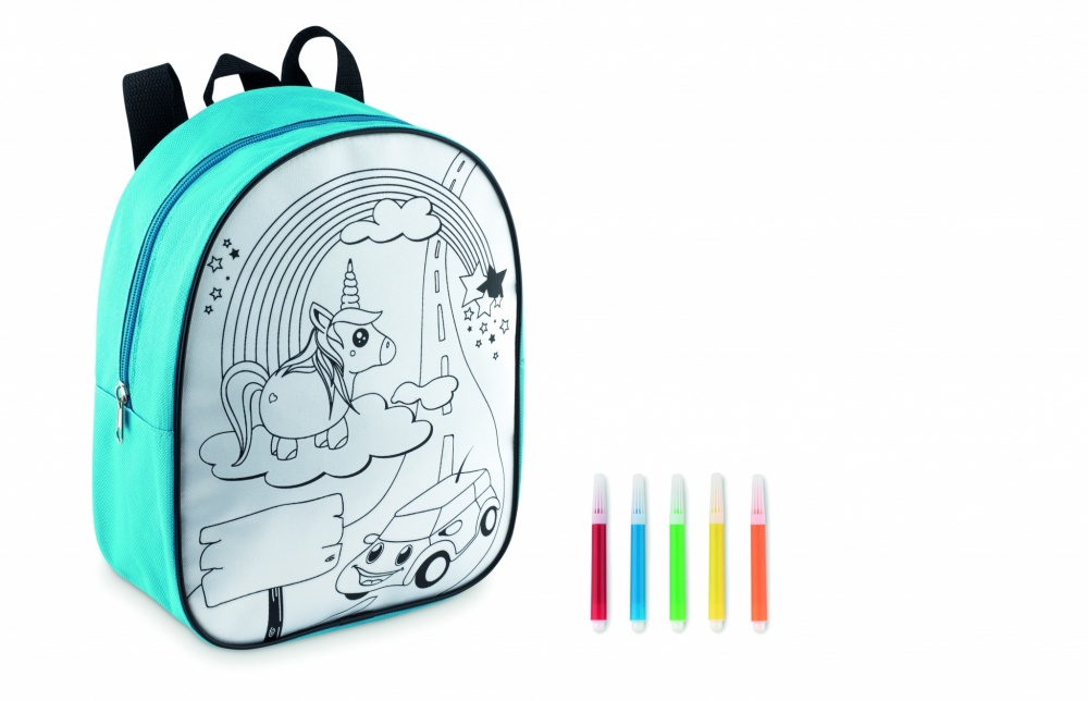 Logotrade promotional giveaways photo of: Backpack with 5 markers