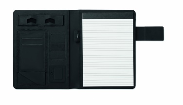 Logotrade promotional item picture of: A5 folder with power bank