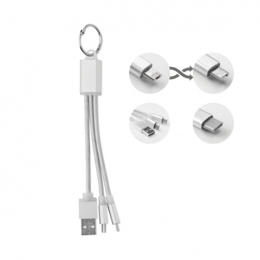 Logo trade corporate gifts image of: key ring with USB type C cable Salaspils