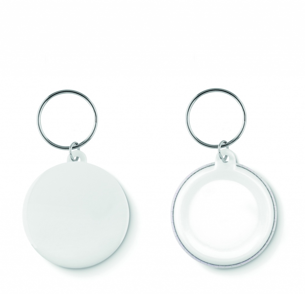 Logotrade corporate gift image of: Small pin button key ring Tukums