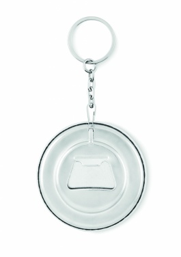 Logotrade promotional merchandise photo of: Key ring with bottle opener Madona