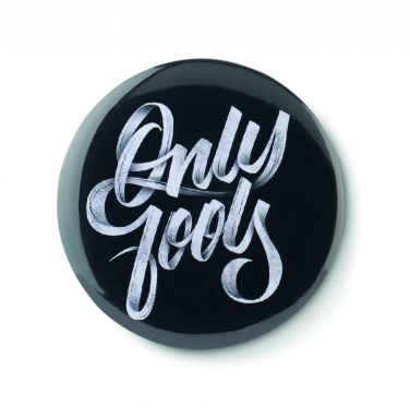 Logo trade promotional items image of: Mirror button metal