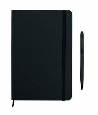 Logotrade promotional gift image of: A5 notebook w/stylus 72 lined