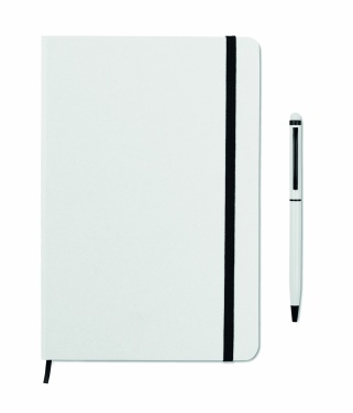Logotrade promotional giveaways photo of: A5 notebook w/stylus 72 lined