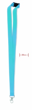 Logotrade promotional items photo of: Lanyard with metal hook 20 mm