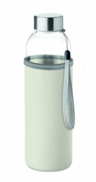 Logo trade advertising products picture of: Glass bottle in pouch 500ml