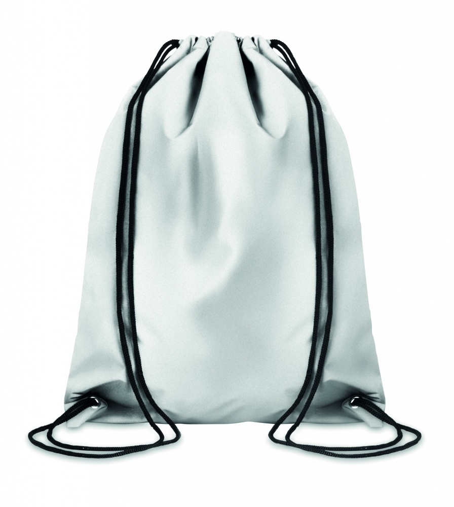 Logo trade promotional giveaways image of: High reflective drawstring bag