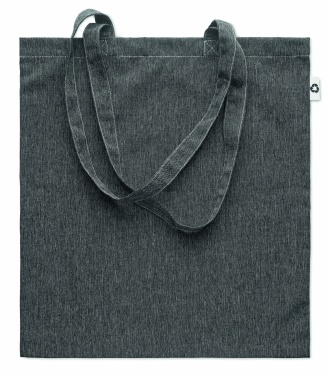 Logo trade business gifts image of: Shopping bag 2 tone 140 gr