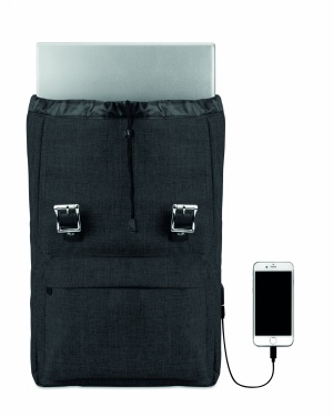 Logotrade promotional item picture of: Backpack in 600D polyester