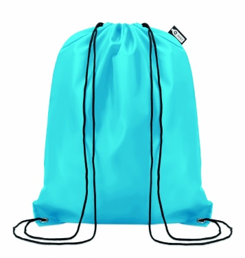 Logo trade business gift photo of: 190T RPET drawstring bag