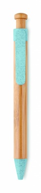 Logo trade business gifts image of: Bamboo/Wheat-Straw ABS ball pen
