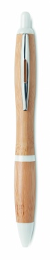 Logotrade promotional giveaways photo of: Ballpoint pen made of ABS and bamboo