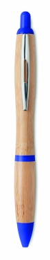 Logo trade advertising products picture of: Ballpoint pen made of ABS and bamboo